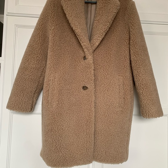 Wilfred free teddy cocoon jacket - Picture 7 of 9